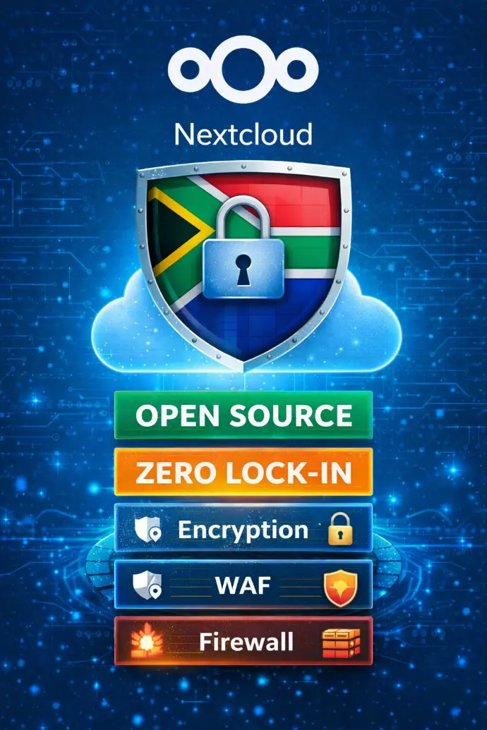 Open source Nextcloud hosting South Africa