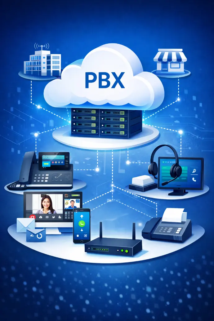 Cloud hosted PBX South Africa Yealink phone system