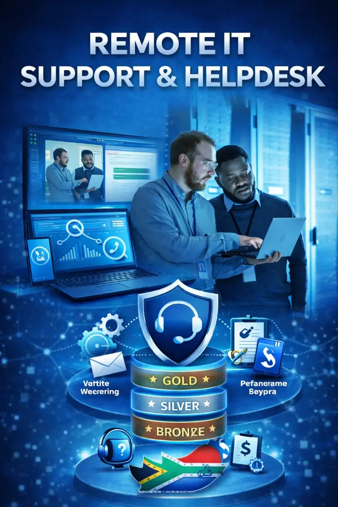 Senior engineer providing remote IT support in South Africa.