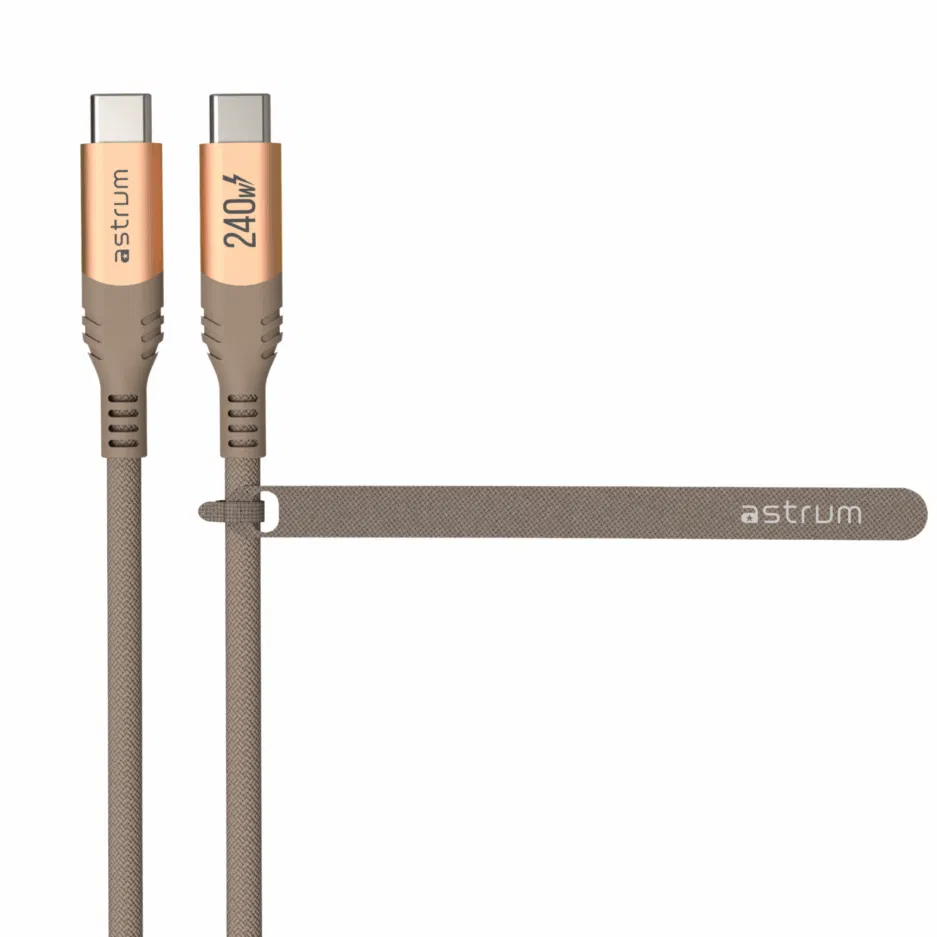 Astrum VMCC240 USB‑C to USB‑C Cable 2.0m 240W Gold