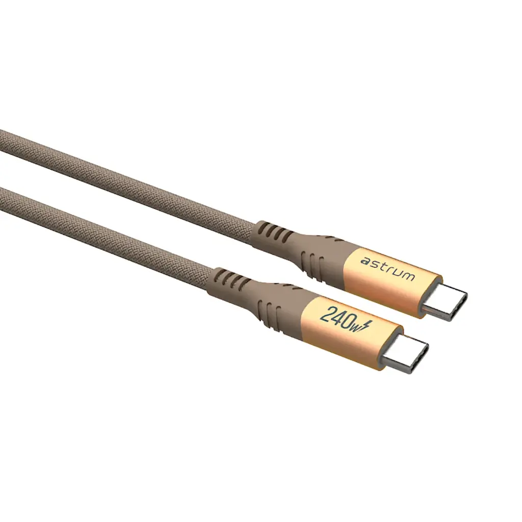 Astrum VMCC240 USB‑C to USB‑C Cable 2.0m 240W Gold