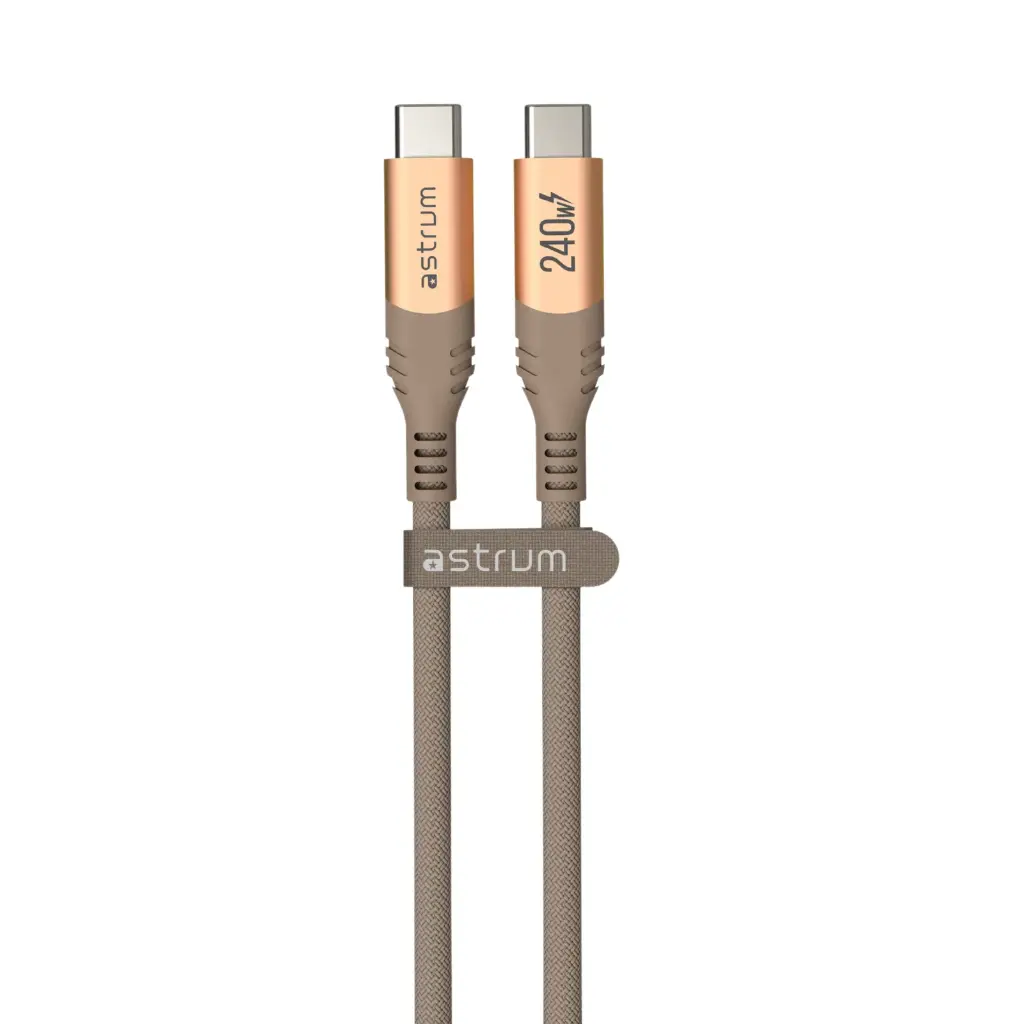 Astrum VMCC240 USB‑C to USB‑C Cable 2.0m 240W Gold