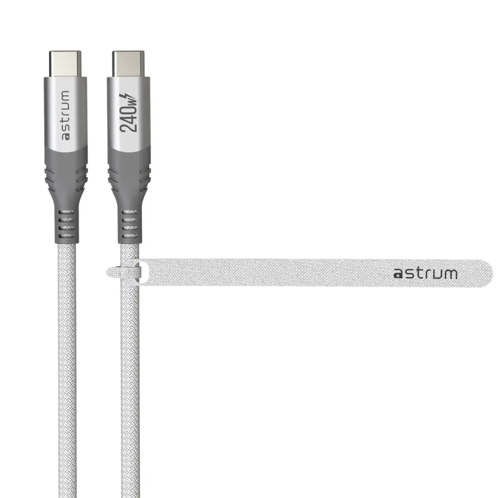 Astrum VMCC240 USB‑C to USB‑C Cable 2.0m 240W White