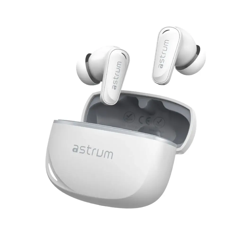 Astrum DUOZ ENC10 TWS Earbuds ENC 2Mic BT5.4 White