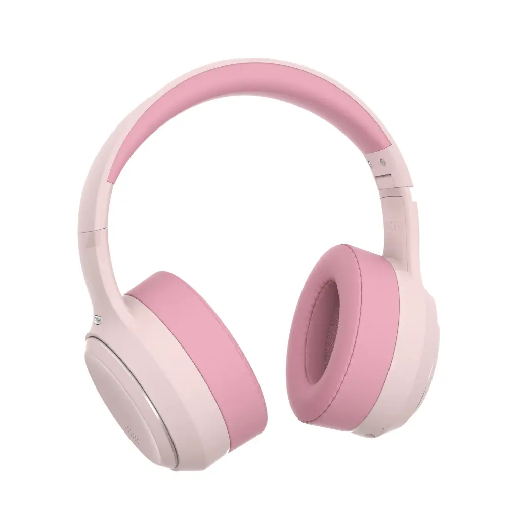 Astrum Ease Drift Hybrid ANC BT6.0 Over‑Ear Headphone Pink