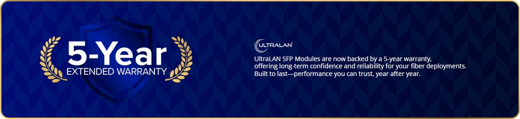 UltraLAN 1G SFP BiDi Pair 20KM SM 1310/1510nm 24m