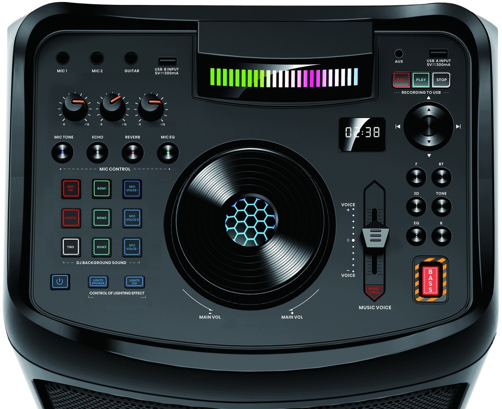 Hisense HP300 DJ Party Speaker | 400W | RGB Lights