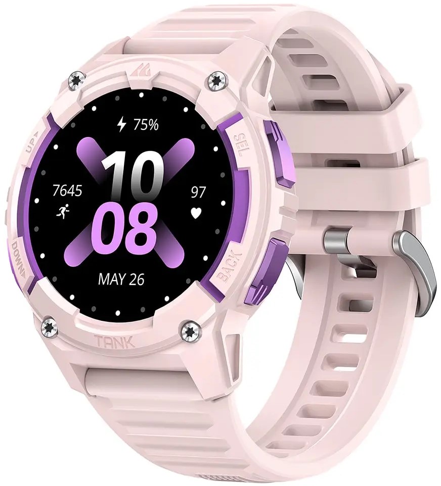 Kospet Tank S2 Ultra Smartwatch | 1.32" AMOLED Pink