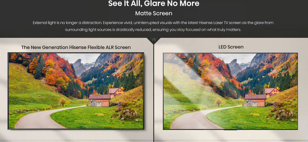 Hisense DLT100-B1 100" ALR Screen | Laser Projector