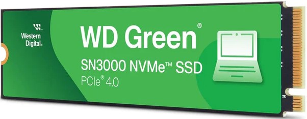 WD Green SN3000 500GB PCIe 4.0 NVMe SSD