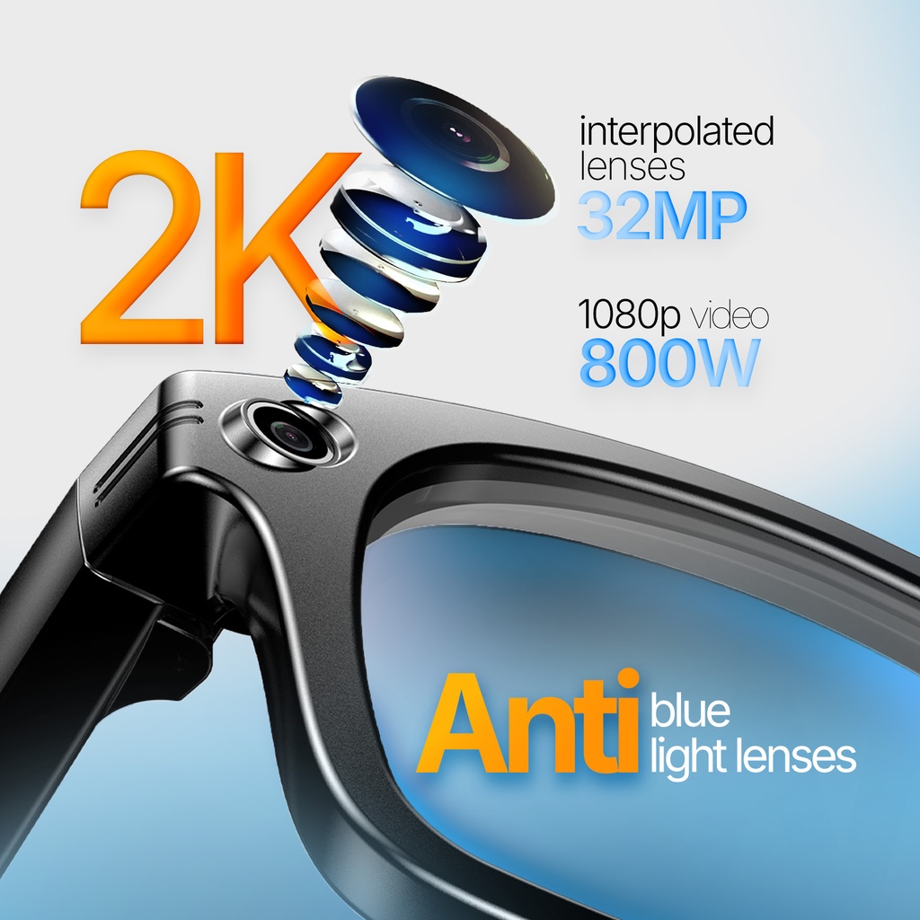 Astrum G03 Smart Glasses | AI Cam BT Audio