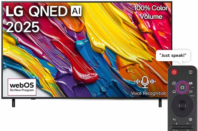 LG 65" 65QNED82A6A Gen8 QNED UHD TV