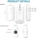 Digitech Wireless Doorbell 100m White