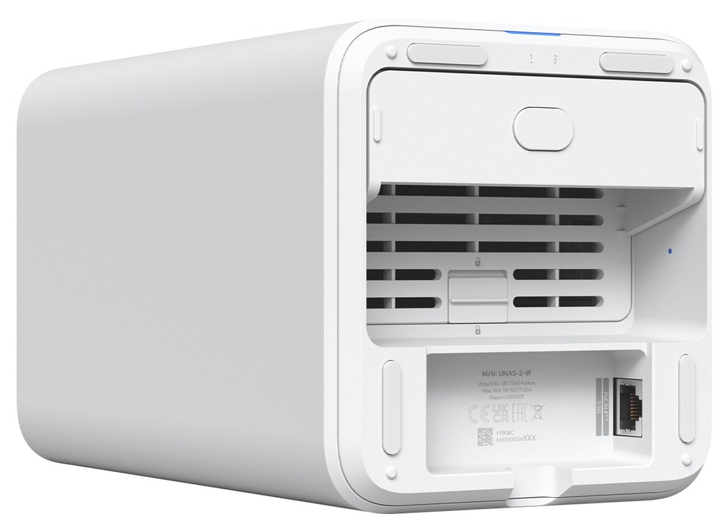 Ubiquiti UniFi UNAS‑2 White 2.5G
