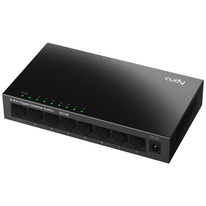 Cudy GS108 8‑Port Gigabit Metal Switch
