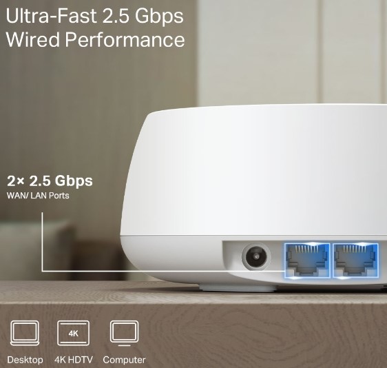 TP‑Link Deco BE25 WiFi 7 Mesh 3‑Pack