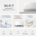 TP‑Link Deco BE25 WiFi 7 Mesh 3‑Pack