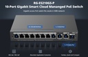 Reyee RG-ES210GS-P 10×1G 8×PoE+ 120W 1×SFP Smart Switch