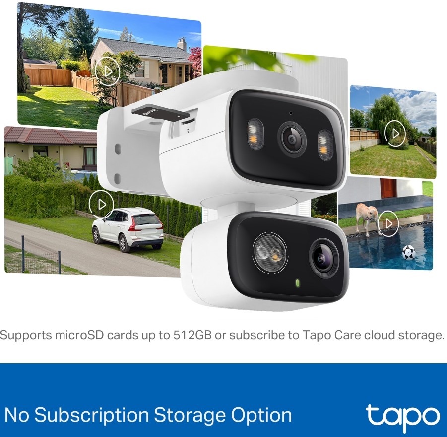 TP‑Link Tapo C246D | 3K Dual Lens Pan/Tilt Camera