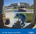 TP‑Link Tapo D210 | 2K Battery Video Doorbell