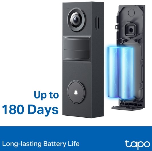 TP‑Link Tapo D205 | 2K Battery Video Doorbell Mini