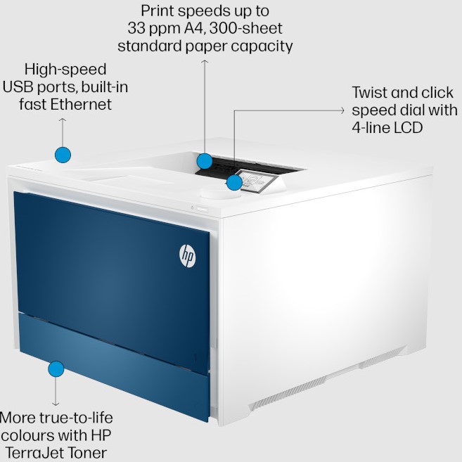 HP 4RA89A | Color LaserJet Pro 4203dn Printer