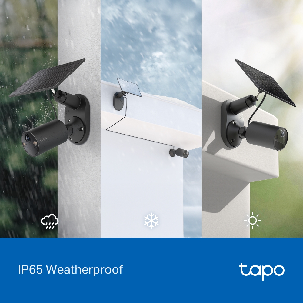 TP‑Link Tapo C411 | Solar‑Powered 2K Security Camera Kit