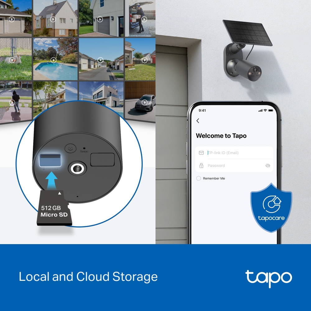 TP‑Link Tapo C411 | Solar‑Powered 2K Security Camera Kit