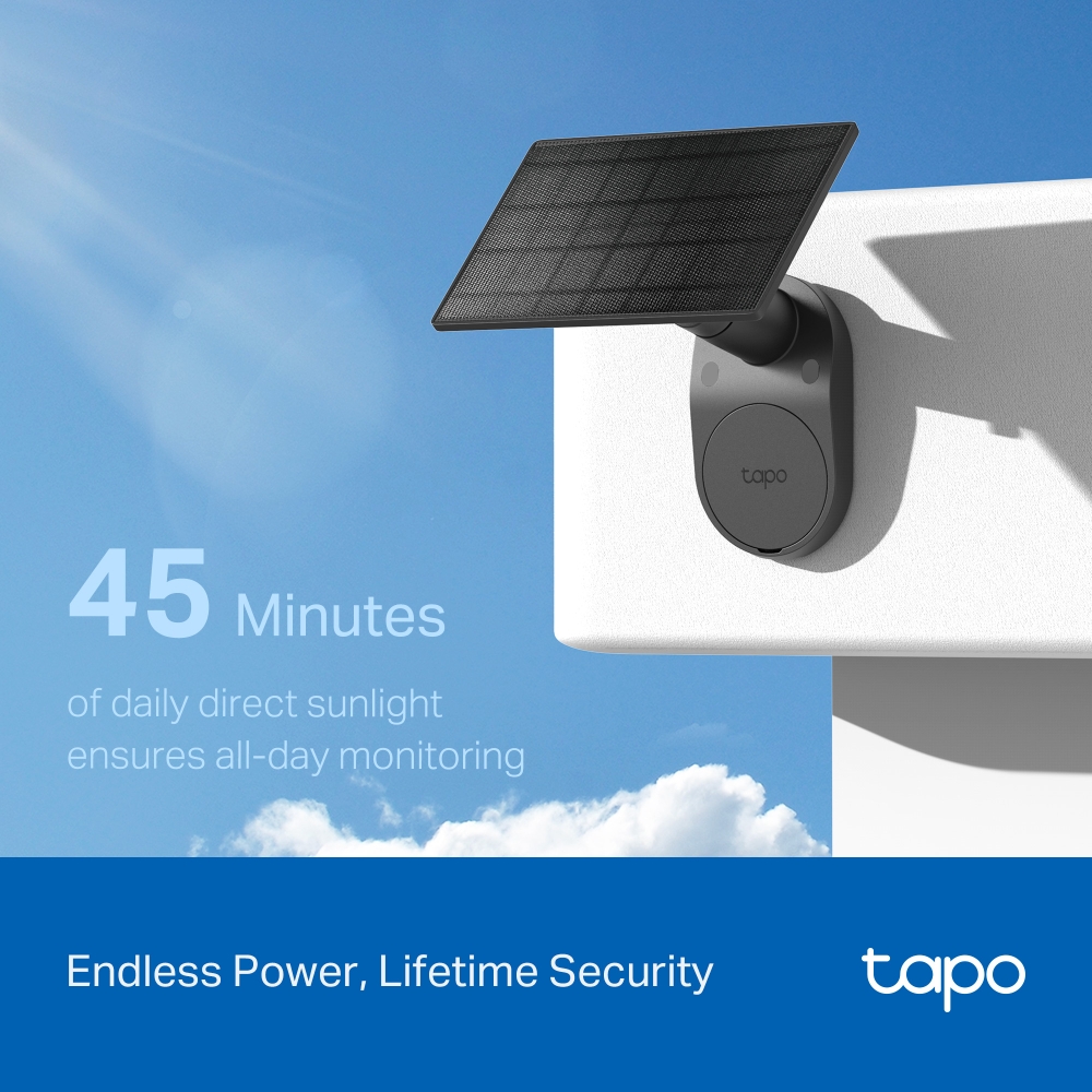 TP‑Link Tapo C411 | Solar‑Powered 2K Security Camera Kit