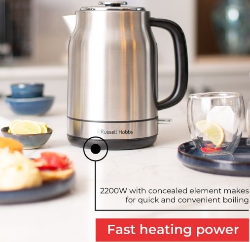 Russell Hobbs RHSSK05 | 1.7L Stainless Steel Kettle  