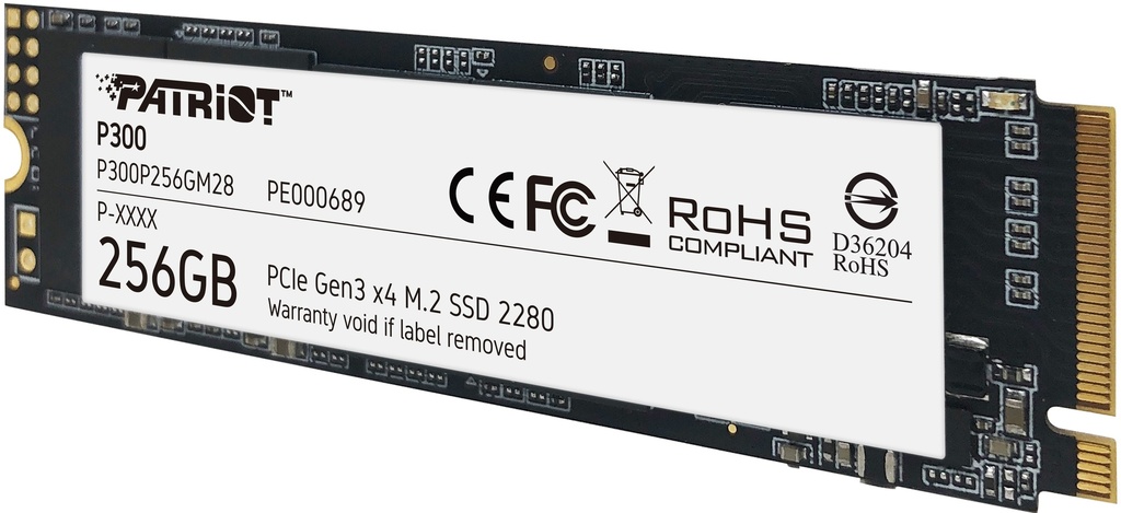 Patriot P300 256GB M.2 PCIe Gen3 SSD  