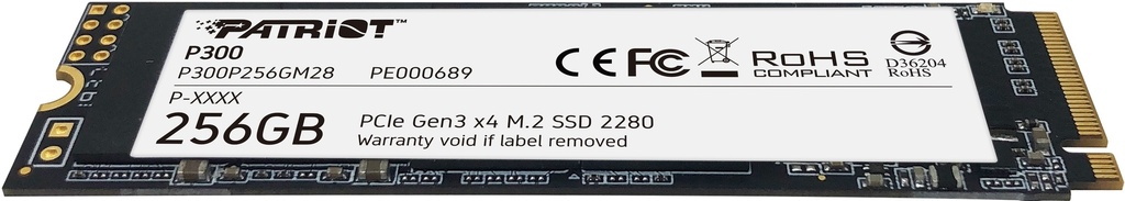 Patriot P300 256GB M.2 PCIe Gen3 SSD  
