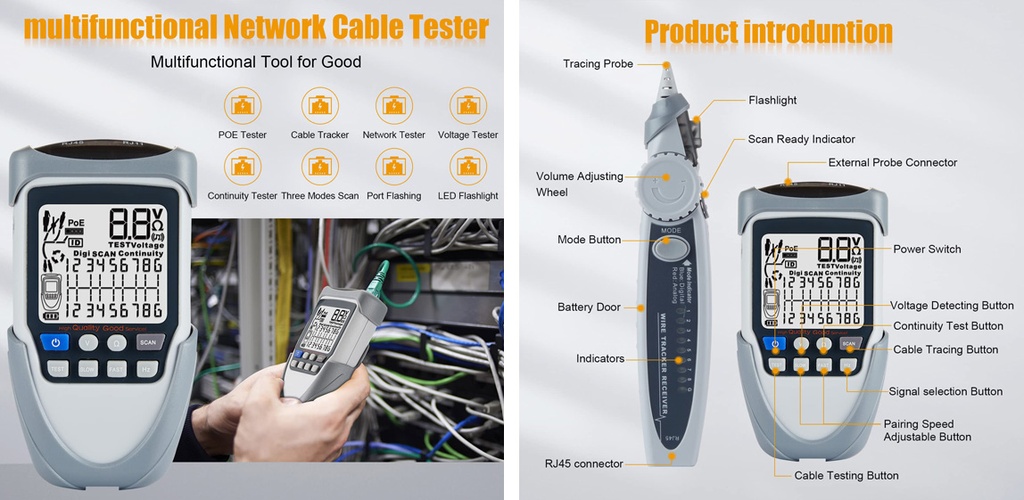UltraLAN Voltage Meter and Cable Tester (CAB-T-MPCT)