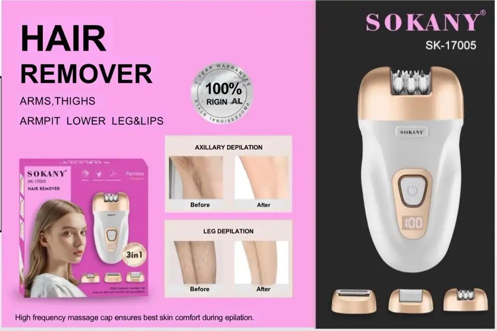 Sokany 3 In 1 Lady's Hair Remover | CSY-SK17005