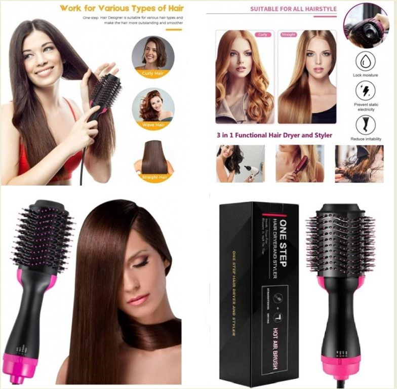 CASEY HOT AIR BRUSH HAIR DRYER+STYLER | CSY5250