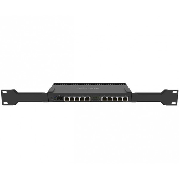 MikroTik 10 Port Gigabit 1SFP+ 4 Core L5 Rack-Mount Router | RB4011iGS+RM