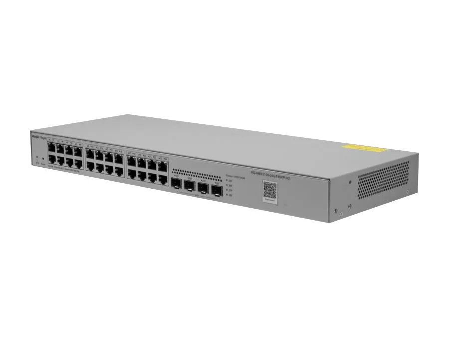 Reyee 24 Port Gigabit 4SFP Layer 2+ Smart Managed Switch | RG-NBS3100-24GT4SFP-V2