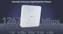 Reyee Dual Band WiFi 5 1300Mbps Gigabit Ceiling Mount AP | RG-RAP2200(E)