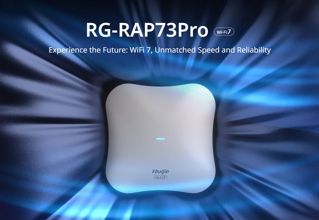 Reyee Tri-Band WiFi 7 14000Mbps Multi-Gigabit SFP+ Ceiling AP | RG-RAP73Pro