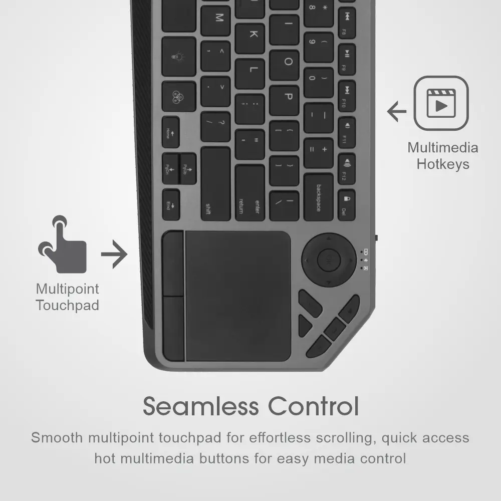 Astrum Multi Mode Wireless Keyboard + Touchpad – KT210