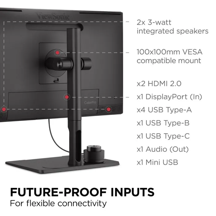 Viewsonic 27 inch ColorPro 4K UHD IPS Monitor | VP2786-4K