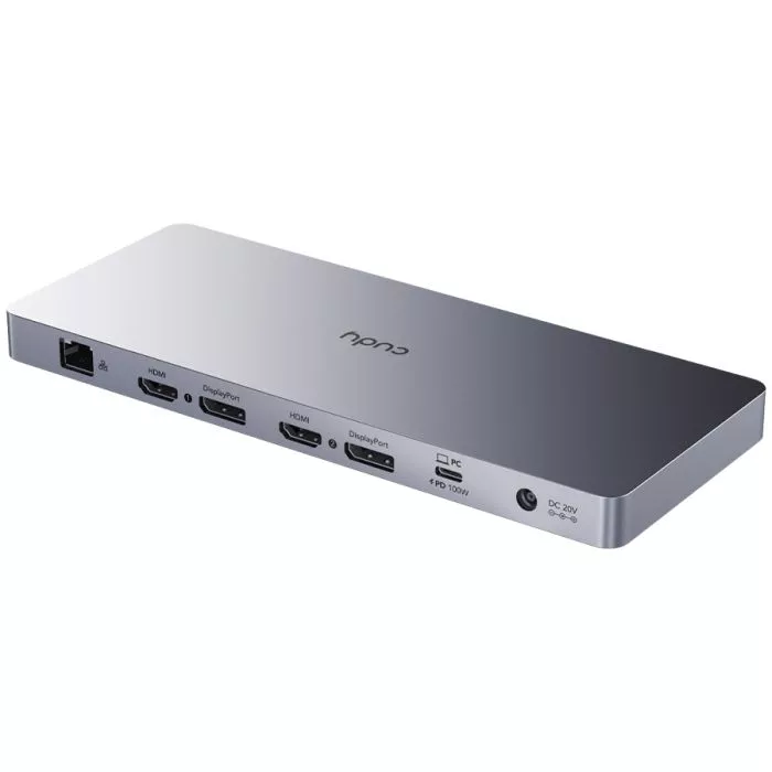 Cudy Dual 4K 10Gbps USB-A & USB-C Gigabit Ethernet Docking Station | CS700