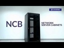 Linkbasic 42U 1M Deep Cabinet 4 Fans 3 Shelves & Perforated Steel Doors