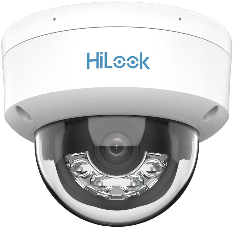 HiLook 2 MP ColorVu with Smart Hybrid Light Fixed Dome Network Camera | IPC-D129HA-LU 