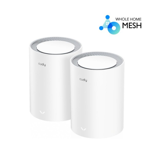 Cudy Dual Band WiFi 6 1800Mbps Gigabit Mesh 2 Pack | M1800 (2-Pack)