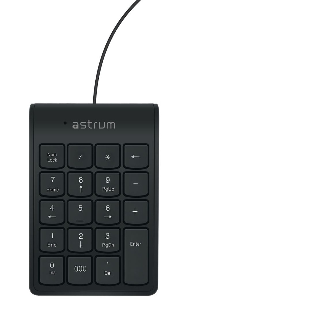 Astrum KB010 Slim USB Numeric Keypad: Compact, Efficient, and User-Friendly | KB010