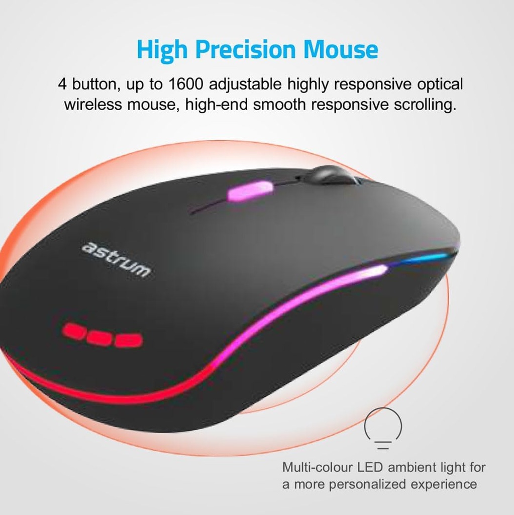 ASTRUM WIRELESS MINI DESKSET COMBO | KW210