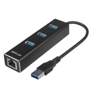 Astrum DA580 USB 3.0 to Gigabit Lan + Hub Adapter | A38058-B