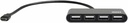 PORT Designs 4 PORT HUB - USB2.0 AND TYPE-C - GREY 