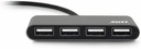 PORT Designs 4 PORT HUB - USB2.0 AND TYPE-C - GREY 